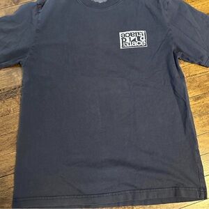 PALACE Navy Short-Sleeve Graphic Logo Tee